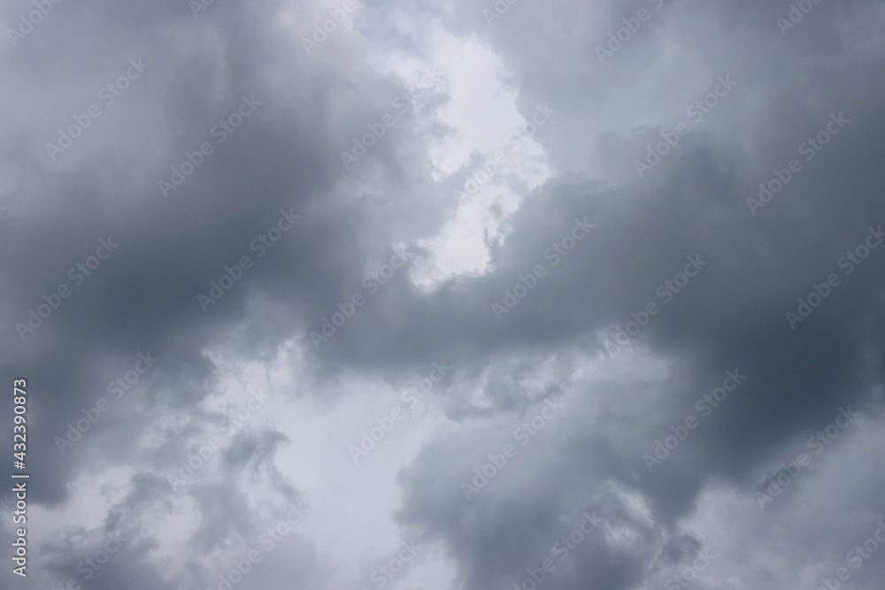 Cloudy sky before rain. Cloudy sky before rain.