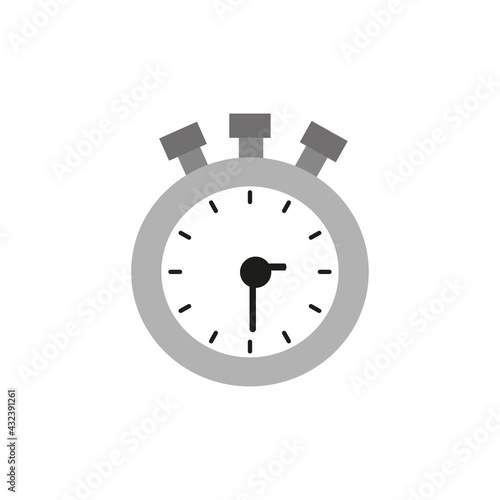 Isolated chronometer icon Sport timer Timekeeper
