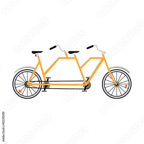 tandem bicycle vehicle