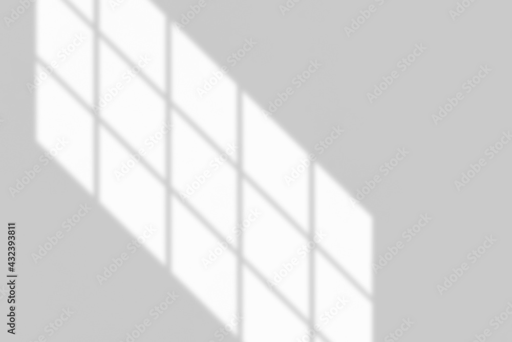 Window shadow drop on white wall background Window shadow drop on white wall background