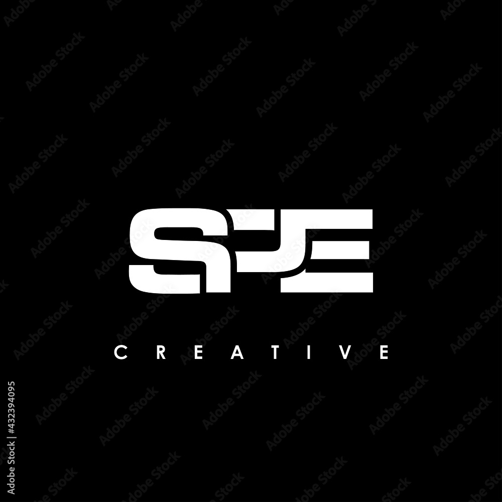 SPE Letter Initial Logo Design Template Vector Illustration SPE Letter Initial Logo Design Template Vector Illustration