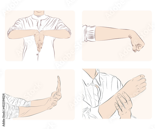 Hand and wrist exercises for long working people Prevents arthritic tendonitis.
