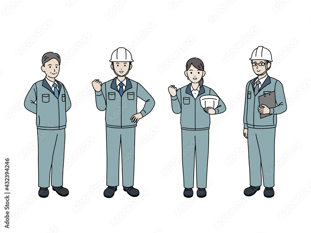 現場監督 建築士 製造業 業者 男女 チームワーク 全身 イラスト素材 Stock Vector Adobe Stock 現場監督 建築士 製造業 業者 男女 チームワーク 全身 イラスト素材 Stock Vector Adobe Stock