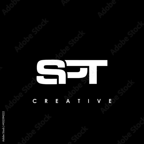 SPT Letter Initial Logo Design Template Vector Illustration photo