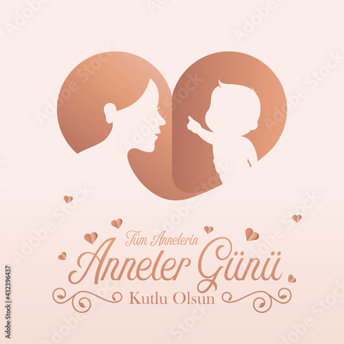 Mother's day celebration image. Vectorial design.