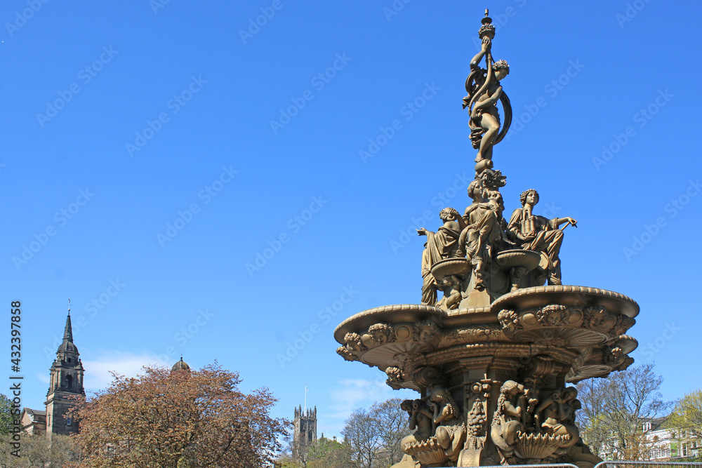 Obraz premium Ross fountain, Edinburgh