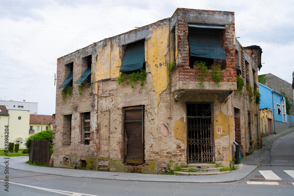 Building after the war in Vukovar