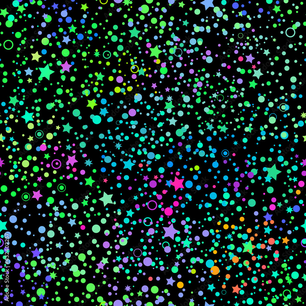 seamless multicolored background of cosmic starry sky