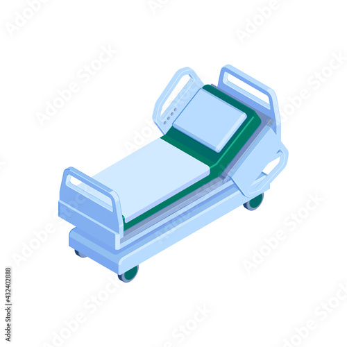 Isometric Hospital Bed