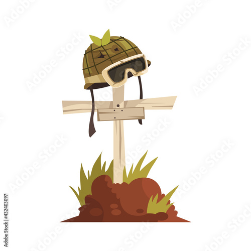 Cartoon Grave Icon