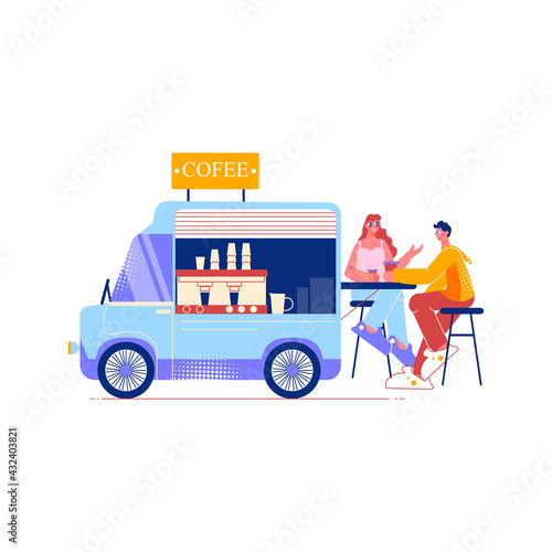 Coffee Truck Icon