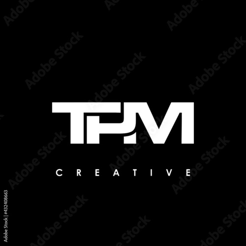 TPM Letter Initial Logo Design Template Vector Illustration photo