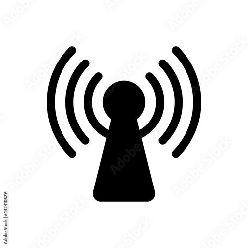 Wireless antenna icon