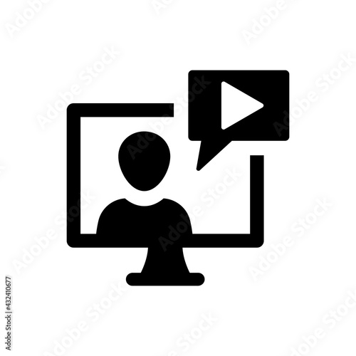 Video vlog icon