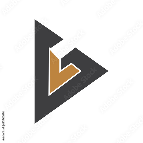 Initial lg letter logo vector template design. Linked letter gl logo design. Simple lg vector template.