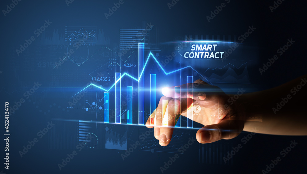 Hand touching business concept concept Hand touching business concept concept