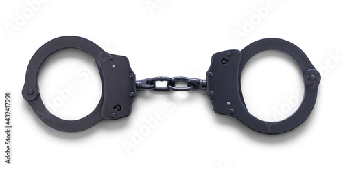 Black Metal Handcuffs