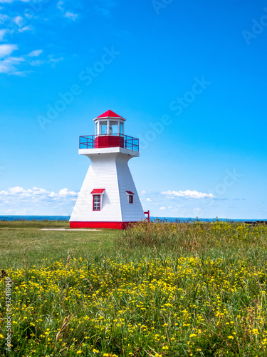 Carleton-sur mer lighthouse, Baie-des-chaleurs, Gaspesia, Quebec, Canada
