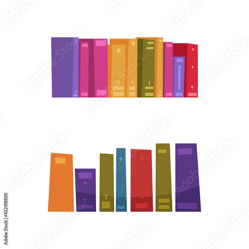 Rows Of Books Composition