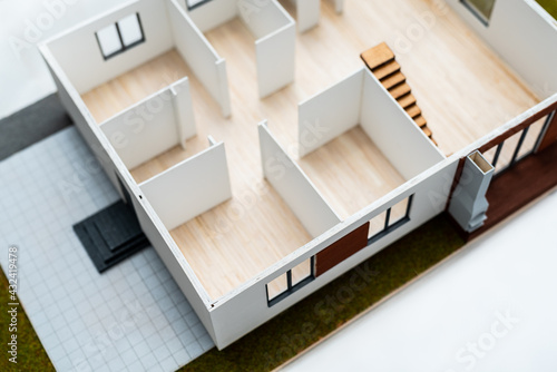 house model - design - perspective image - construction marketing