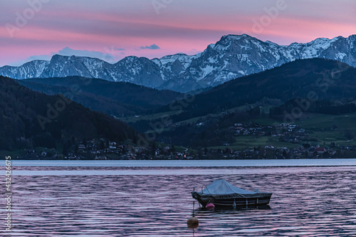 Boot am Attersee photo