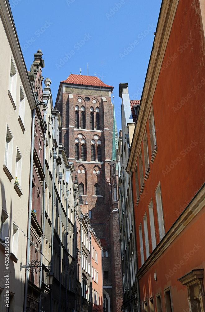 Obraz premium Kaletnicza Street - Gdansk, Poland