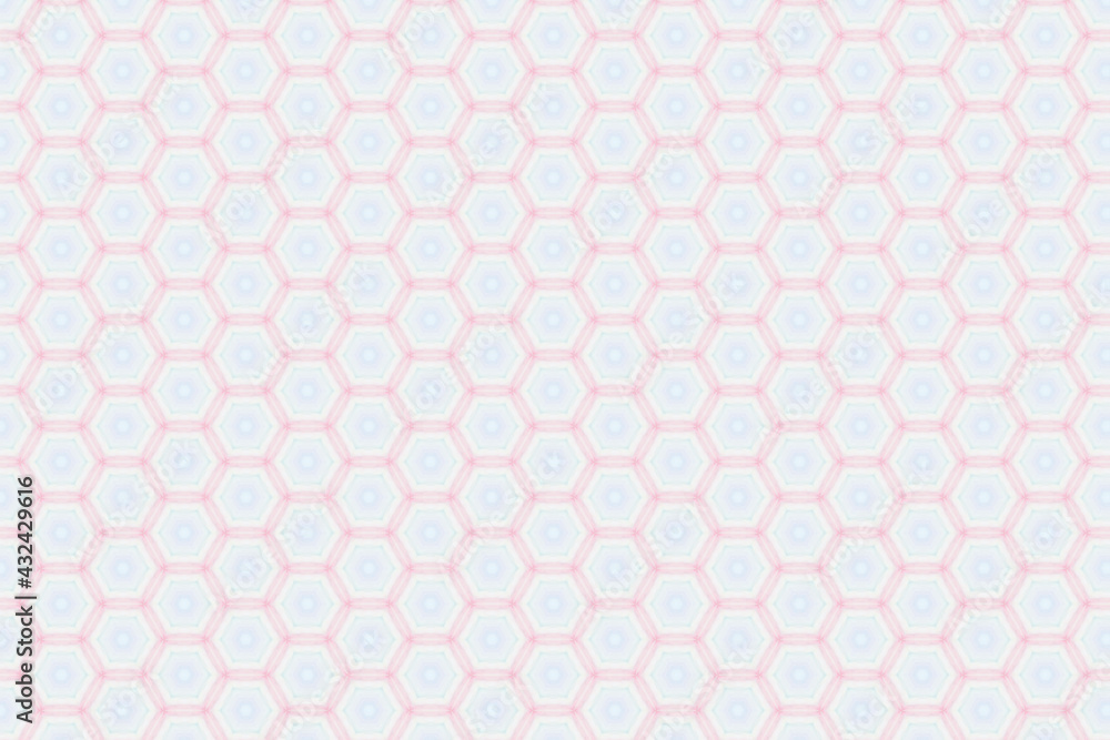 Honeycomb Hexagon Pattern with Pink background. Honeycomb Hexagon Pattern with Pink background.