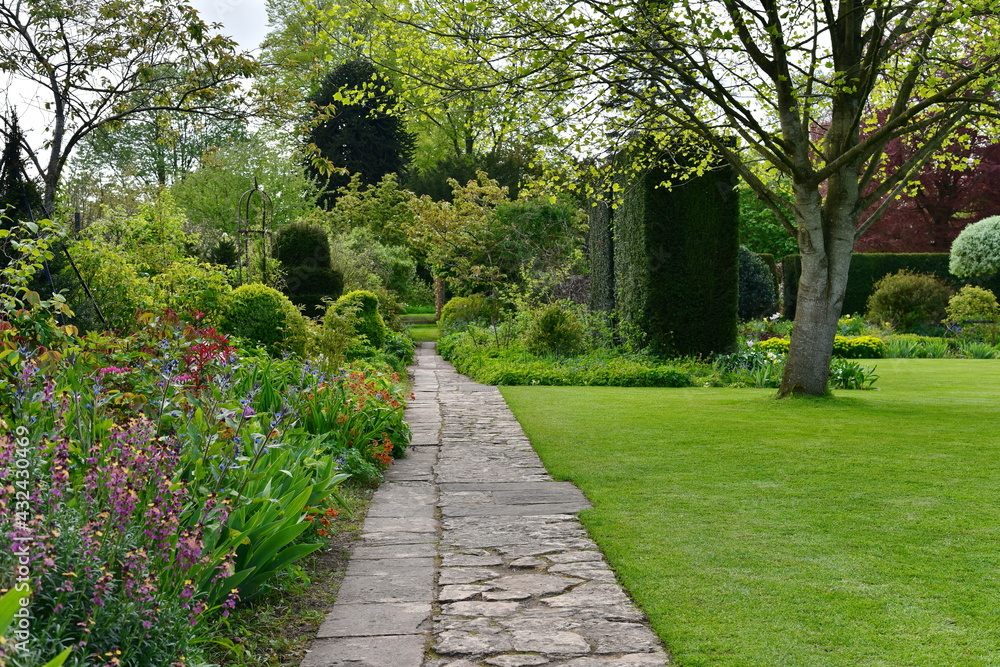 path in the garden path in the garden