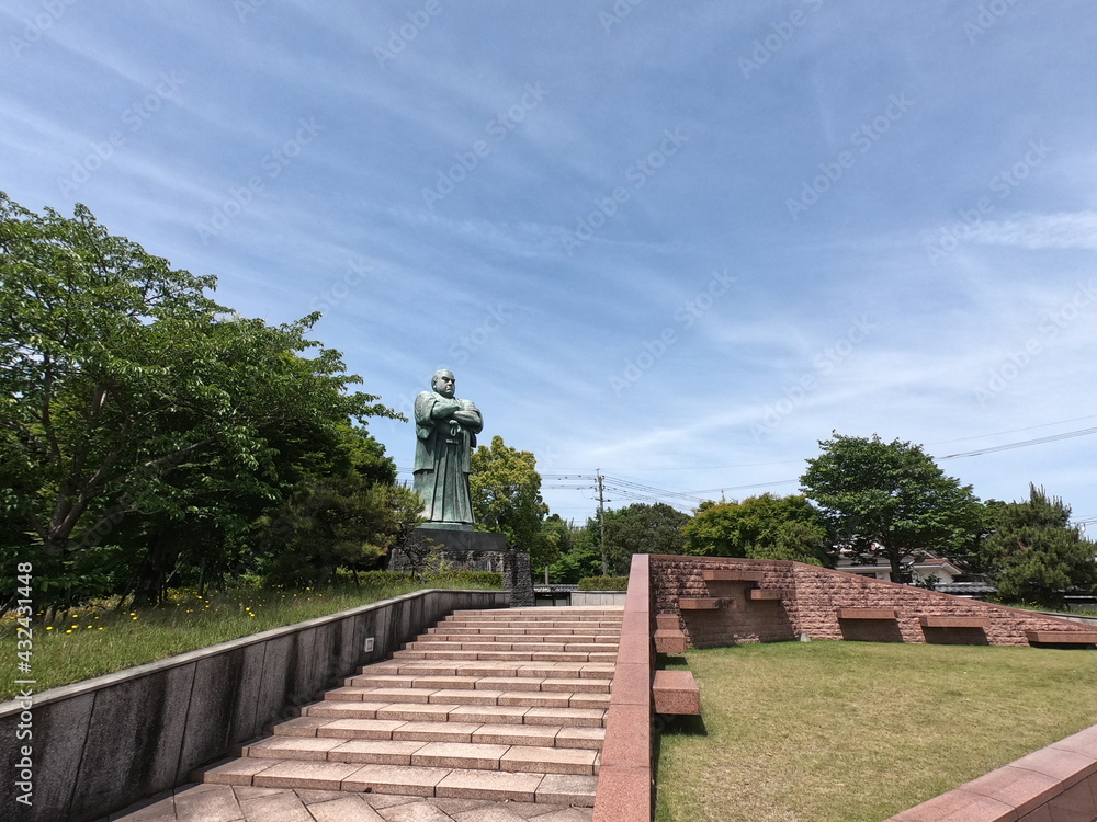 Fototapeta premium 西郷隆盛像、鹿児島