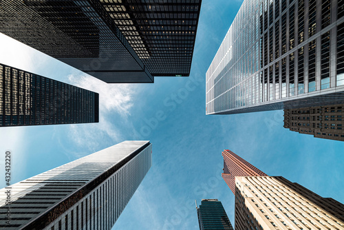 Toronto Skyline looking up