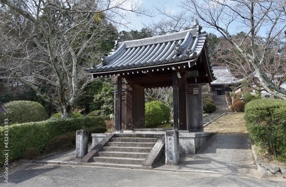 九品寺　山門　奈良県御所市