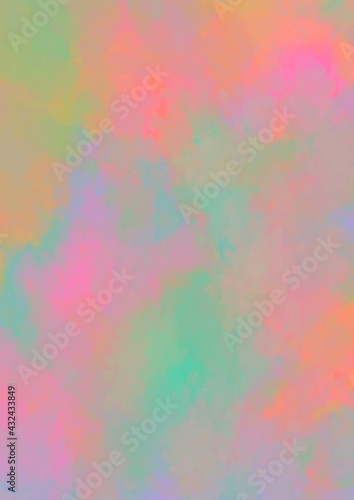 カラフルな虹色水彩テクスチャ背景