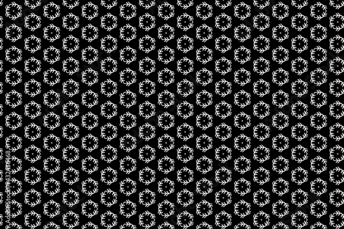  Seamless Circle pattern on Dark, Black background. stripes and polka dot seamless pattern background