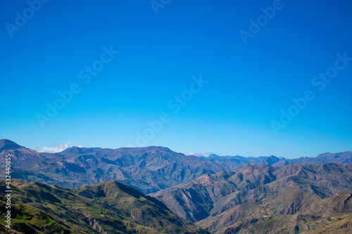 mountains and clouds