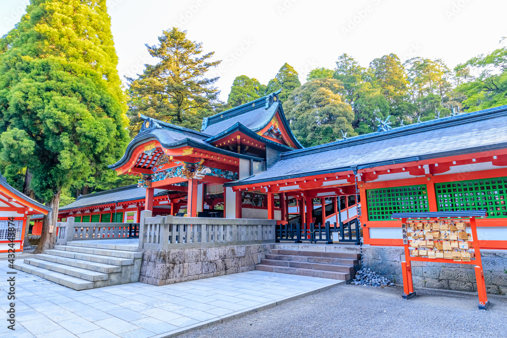 霧島神宮 本殿 鹿児島県霧島市 Kirishima Jingu Main shrine Kagoshima-ken Kirishima city 霧島神宮 本殿 鹿児島県霧島市 Kirishima Jingu Main shrine Kagoshima-ken Kirishima city
