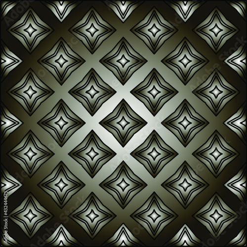 Pattern with a black-and-white gradient . Abstract metallic background