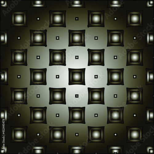 Pattern with a black-and-white gradient . Abstract metallic background