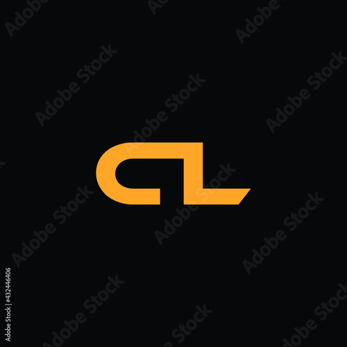 cl , letter logo design 