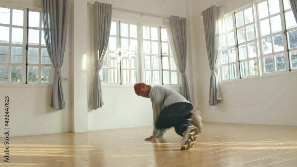 Male Break Dancer Dancing In Home
Male Break Dancer Dancing In Home