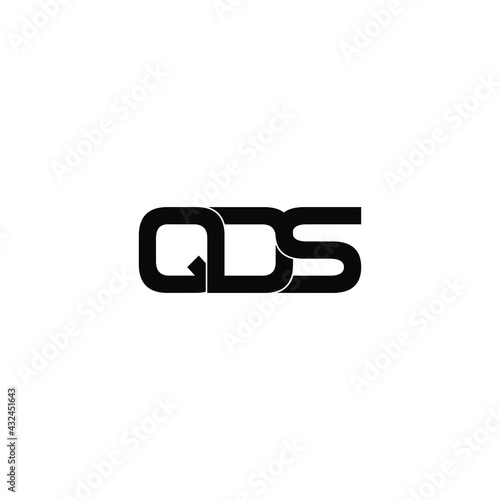 qds letter original monogram logo design photo