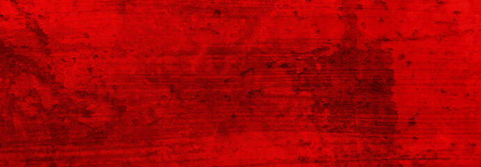 Red background texture grunge. Old vintage Christmas red color of peeling paint and textured rusted background. Antique barn wood texture.