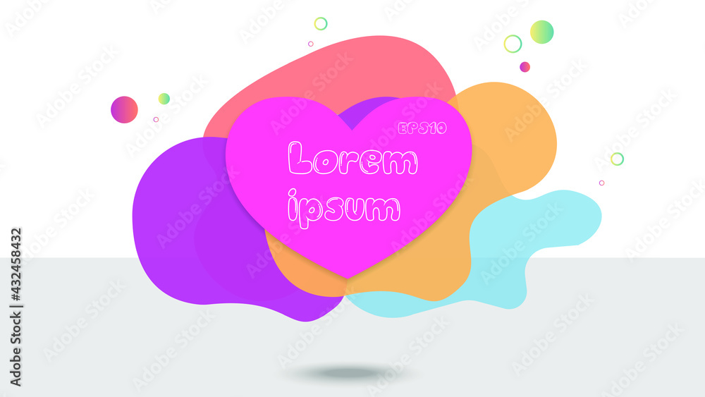Set of colored hearts with shadow on white background.Set of isolated abstract aqua spot with gradient or dynamic color.Abstract liquid shape.Fluid design.Isolated gradient waves with geometric lines Set of colored hearts with shadow on white background.Set of isolated abstract aqua spot with gradient or dynamic color.Abstract liquid shape.Fluid design.Isolated gradient waves with geometric lines