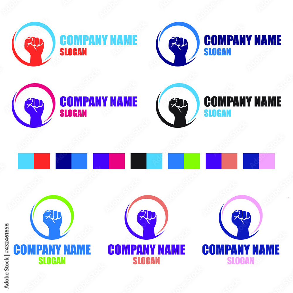 Symbolic corporate business logo design
