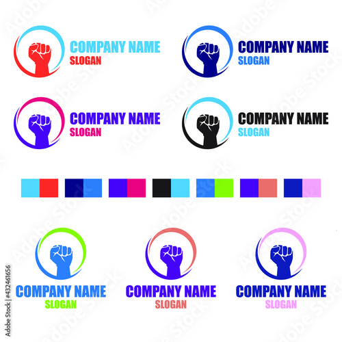 Symbolic corporate business logo design
