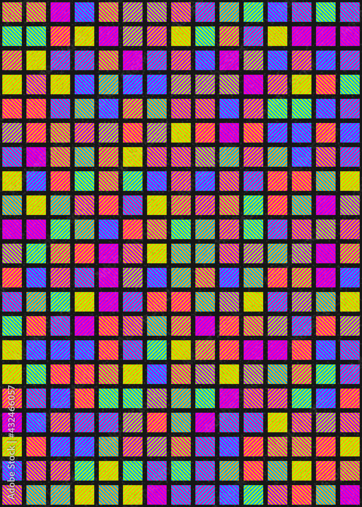 Abstract Geometric Pattern generative computational art illustration Abstract Geometric Pattern generative computational art illustration