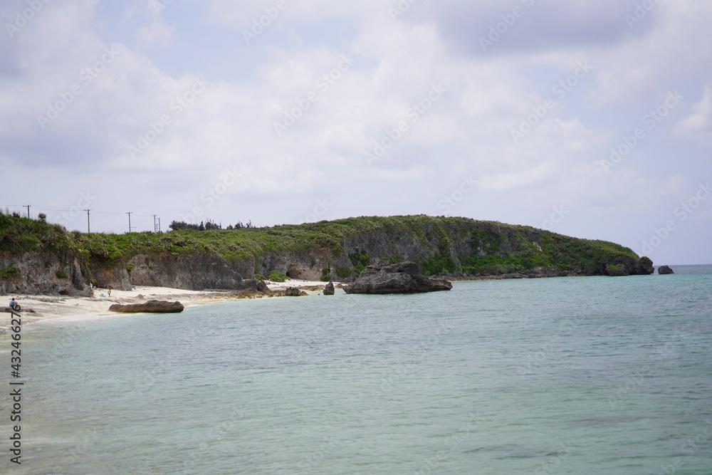 宮古島の静かなビーチ