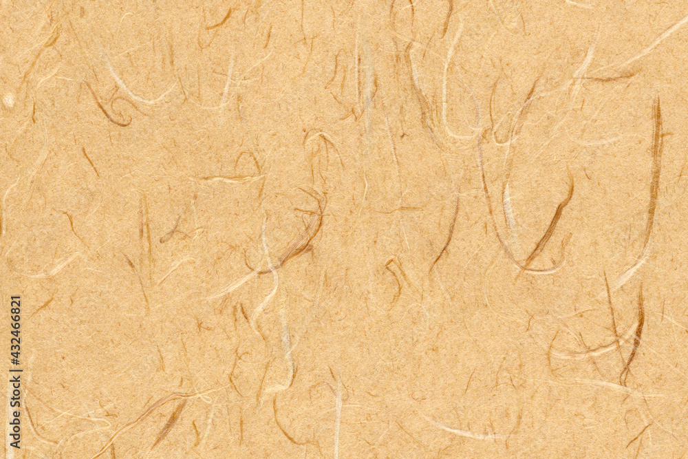 和紙テクスチャー背景 肌色 温かみのある大和柿色の和紙 Stock Photo Adobe Stock