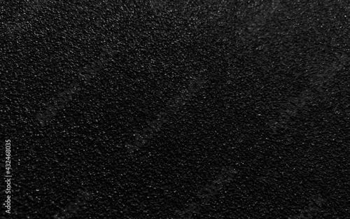 Black Sandpaper Sheet Texture Logo Mockup