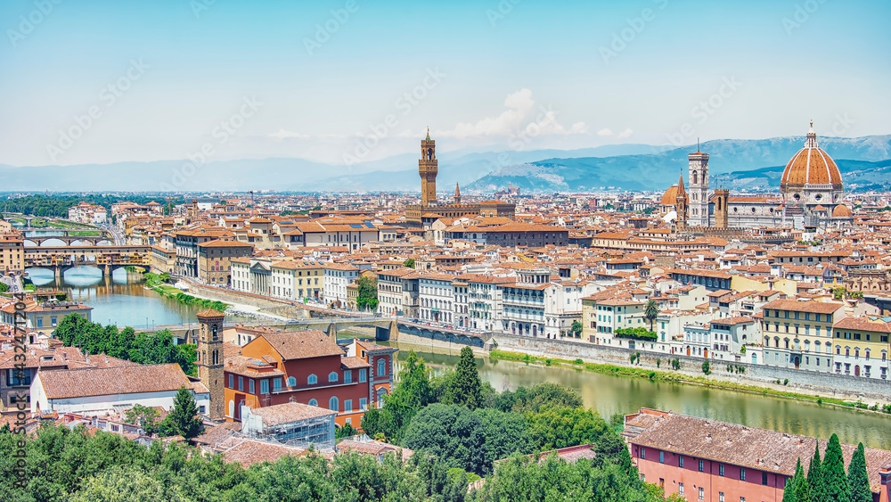 Florence city panorama, Italy