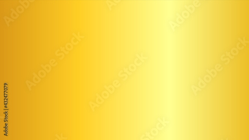 Golden foil texture background. Vector illustration of golden shine metallic gradient. Gold color for design, frame, cover, banner, poster, card, leaflet.